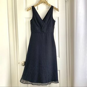 JCrew polka dot cocktail dress